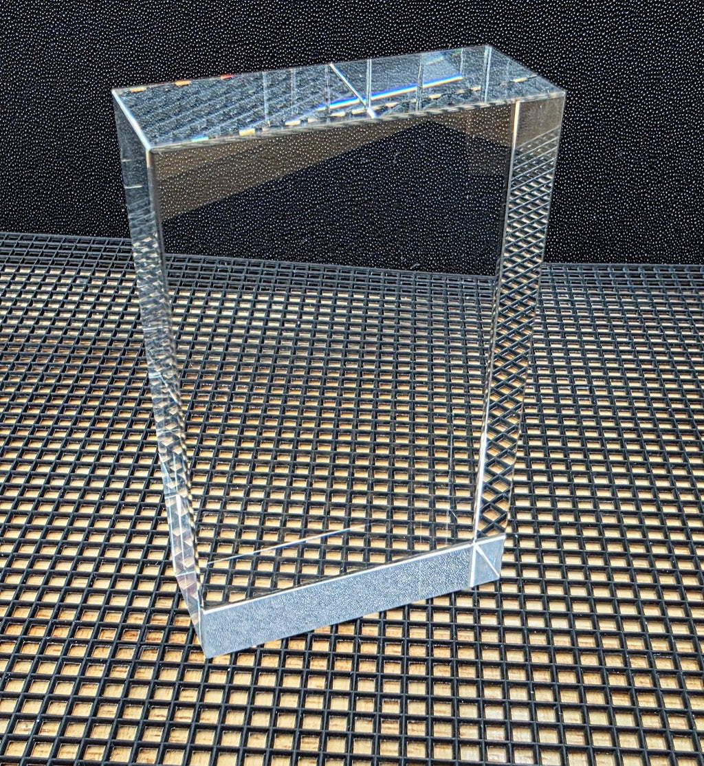 Baby Birth Handprint & Footprint Custom 3D Crystal 2x3
